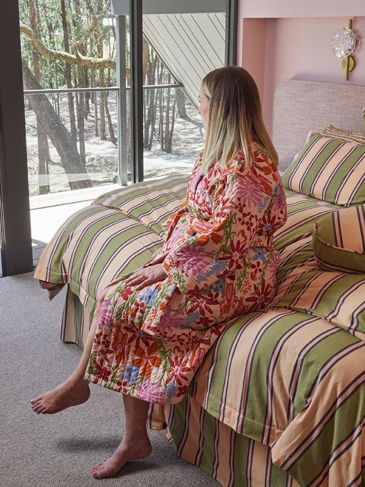 Winter Garden Quilted Robe  by Mosey Me