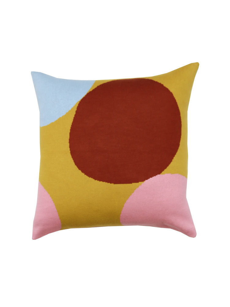 Pebble Knitted Cushion  by Mosey Me