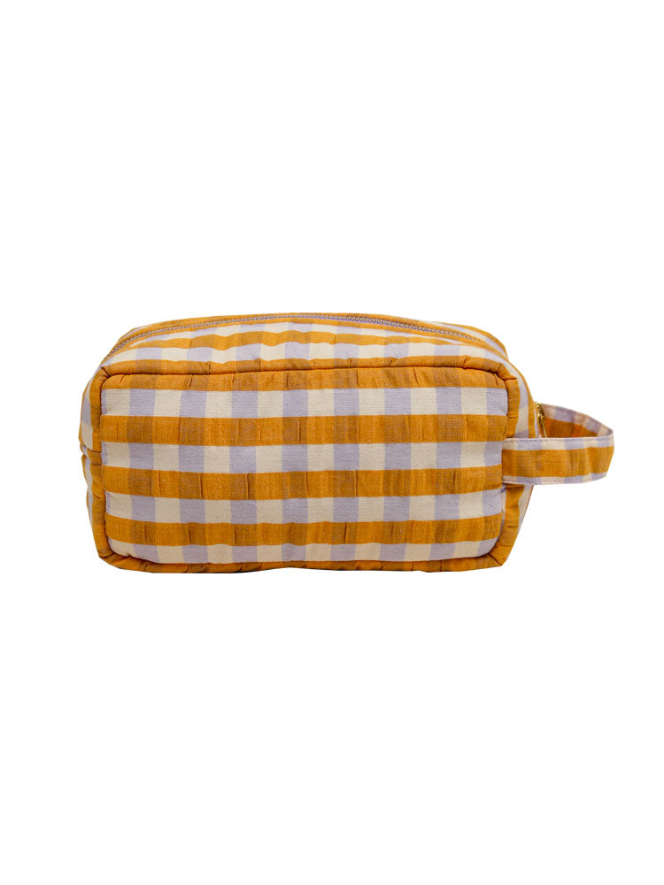 Mango Seersucker Dopp Kit  by Mosey Me