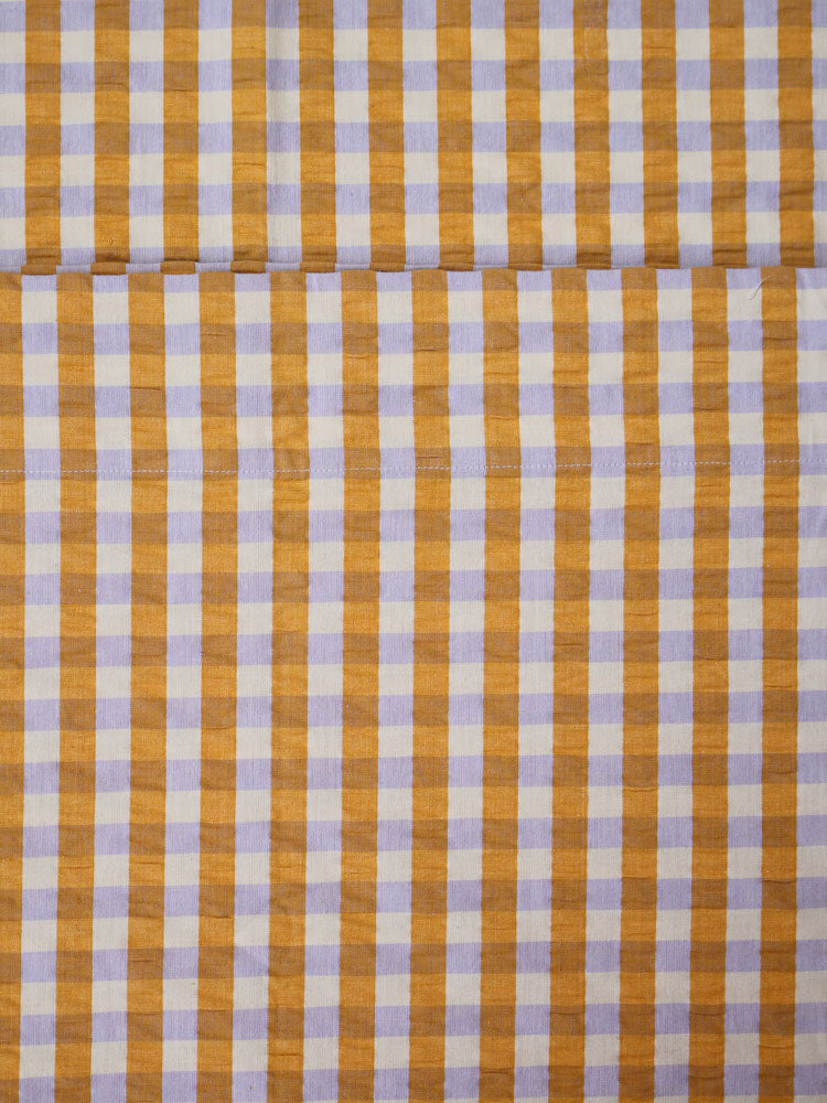 Mango Seersucker Flat Sheet  by Mosey Me