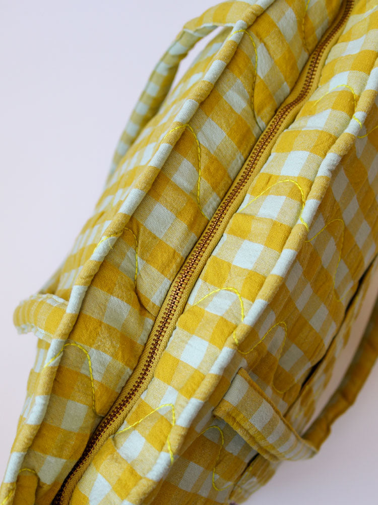 Citrus Seersucker Quilted Bag