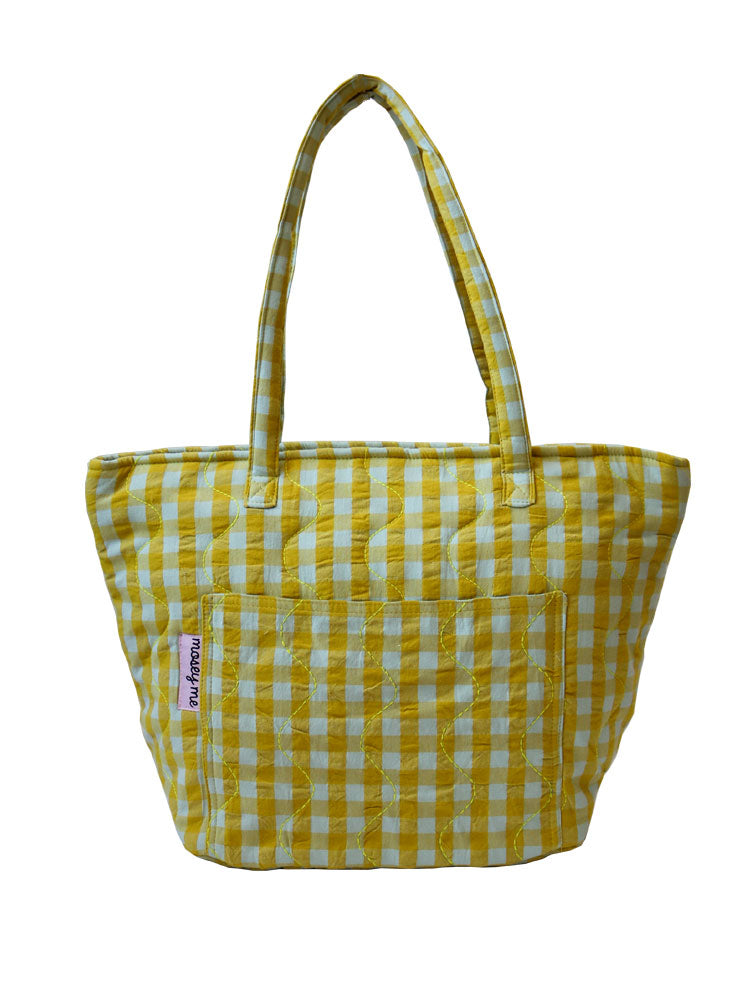 Citrus Seersucker Quilted Bag