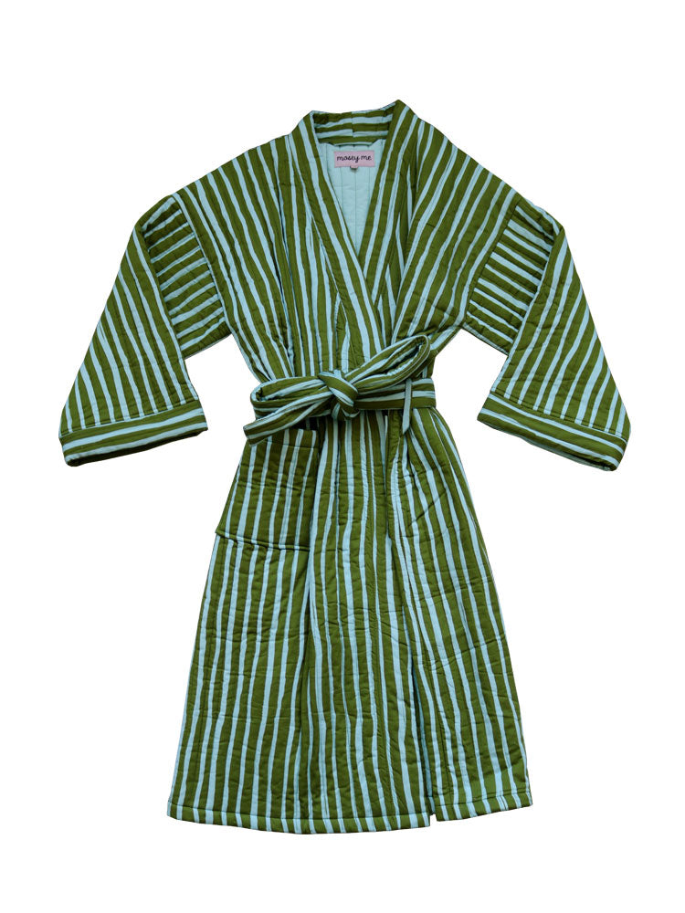 Strokes Quilted Robe
