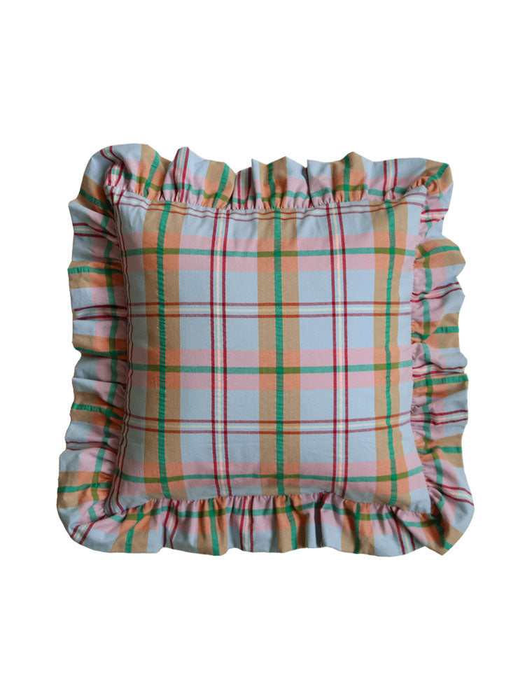 Confetti Plaid Cushion