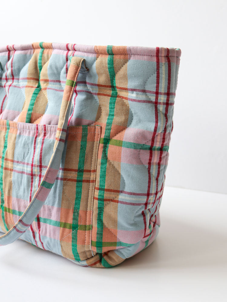 Confetti Plaid Quilted Bag