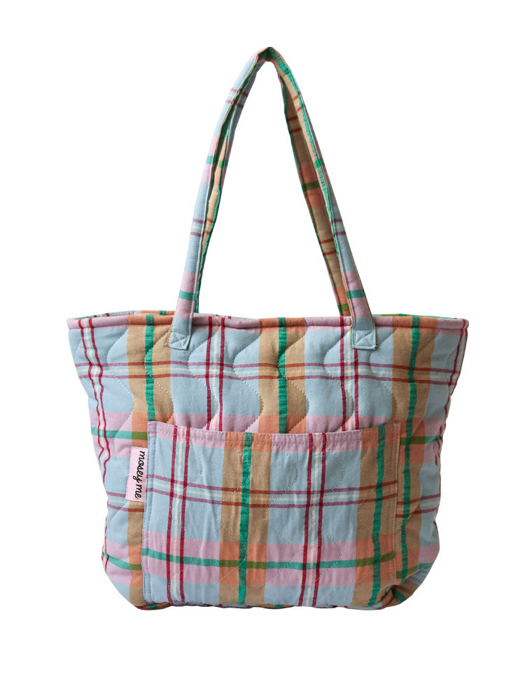 Confetti Plaid Quilted Bag