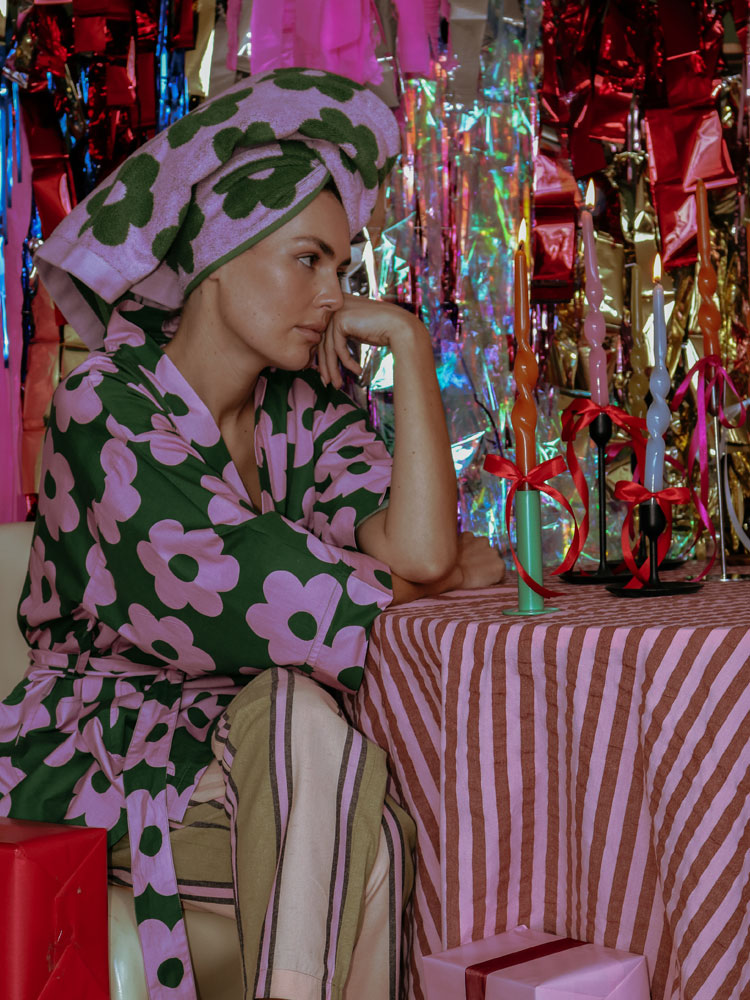 Flowerbed Short Robe