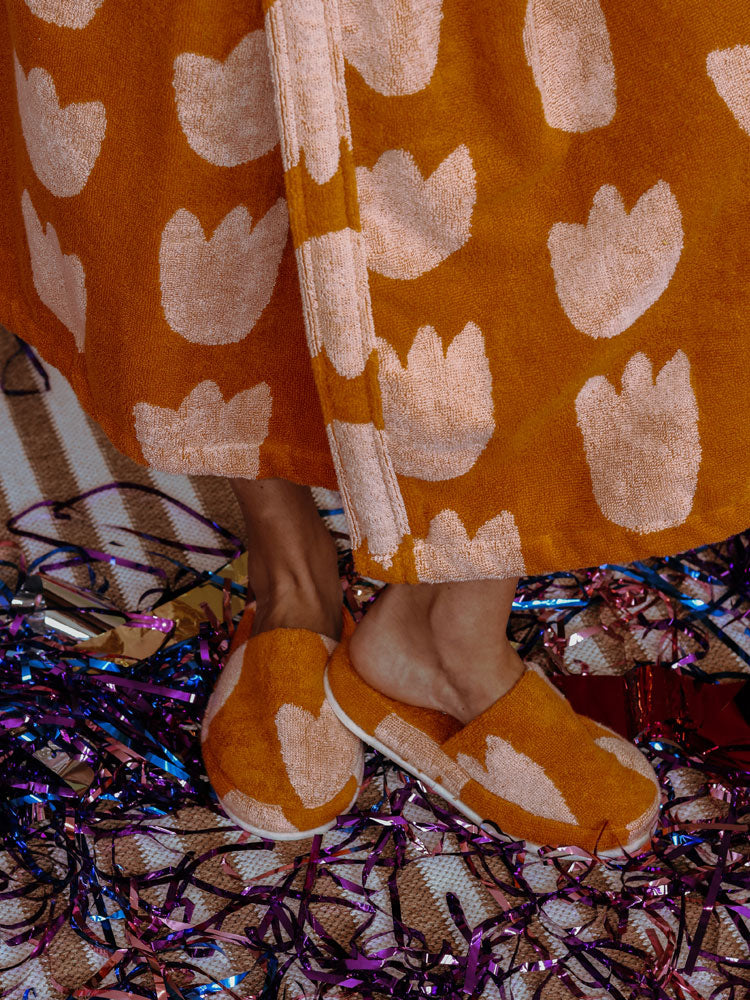 Tulip Terry Slipper