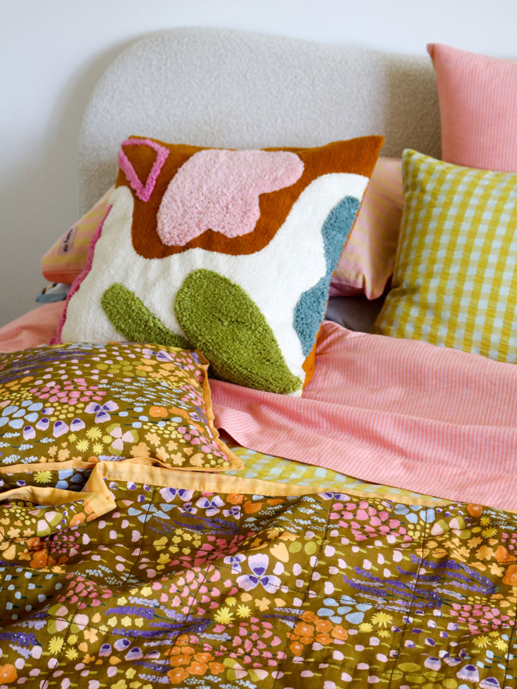 Meadow Quilted Throw  by Mosey Me