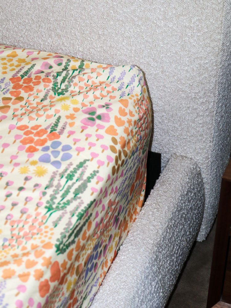 Meadow Fitted Sheet  by Mosey Me