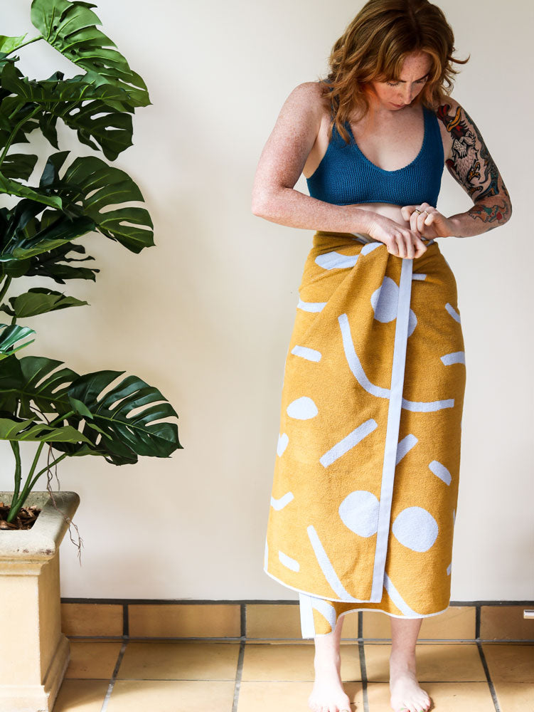 Shapes Towel Sheet  by Mosey Me