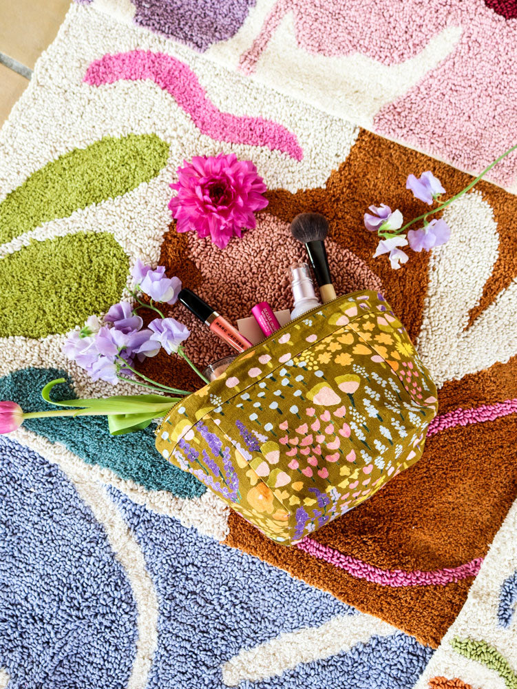 Meadow Cosmetic Case  by Mosey Me