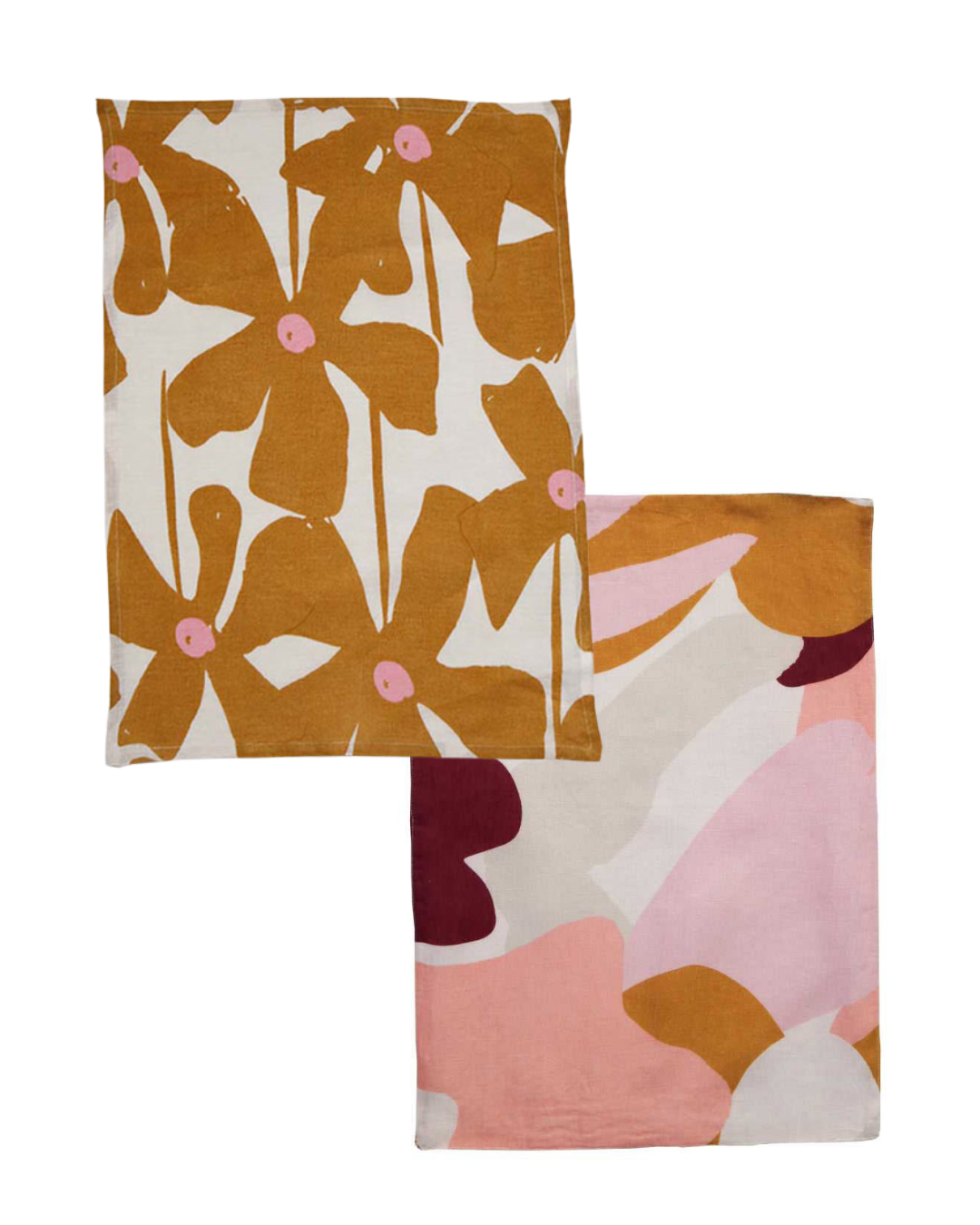 Two Tea Towels Bundle - Poppy &amp; Clay  by Mosey Me