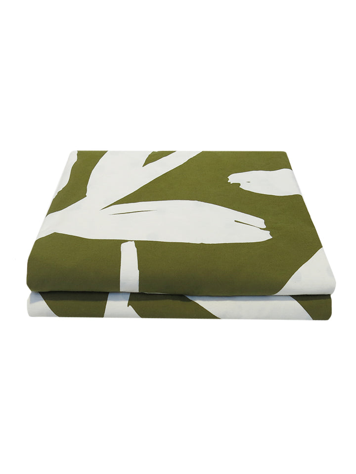 Mosey Me Cotton Printed Khaki Bedding