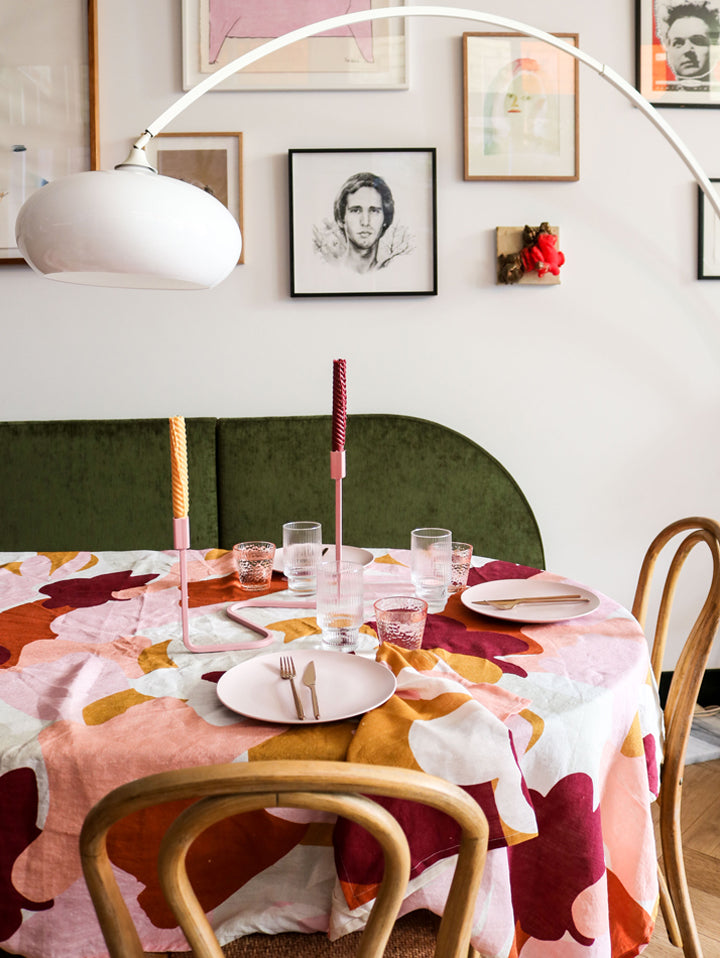 Mosey Me Linen Colourful Printed Tablecloth