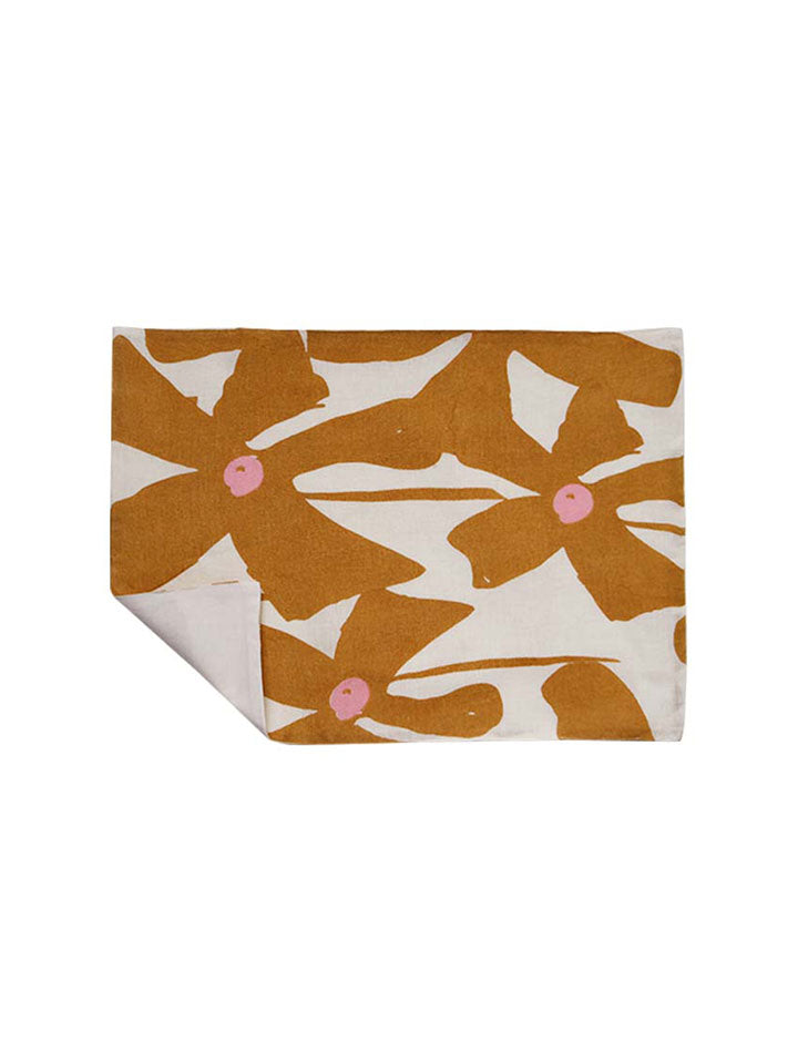 Mosey Me Linen Floral Placemat Set