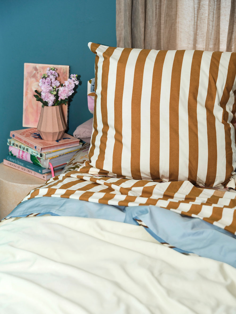 Mosey Me Blue Cotton Bedding Set