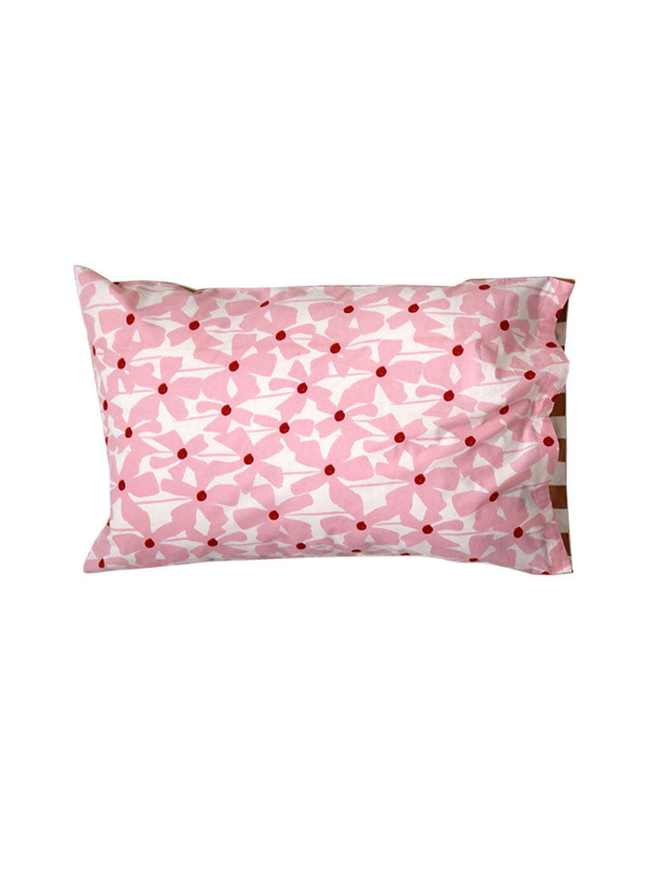 Poppy Standard Pillowcase Set  by Mosey Me