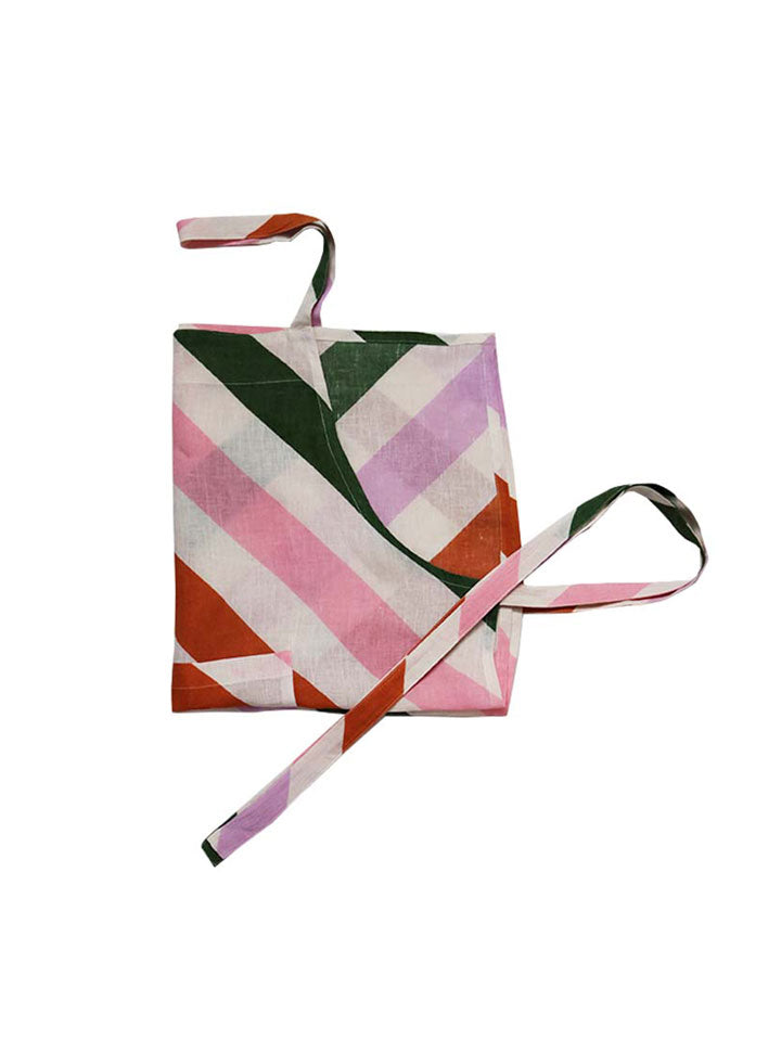 Mosey Me Linen Rainbow Stripe Apron