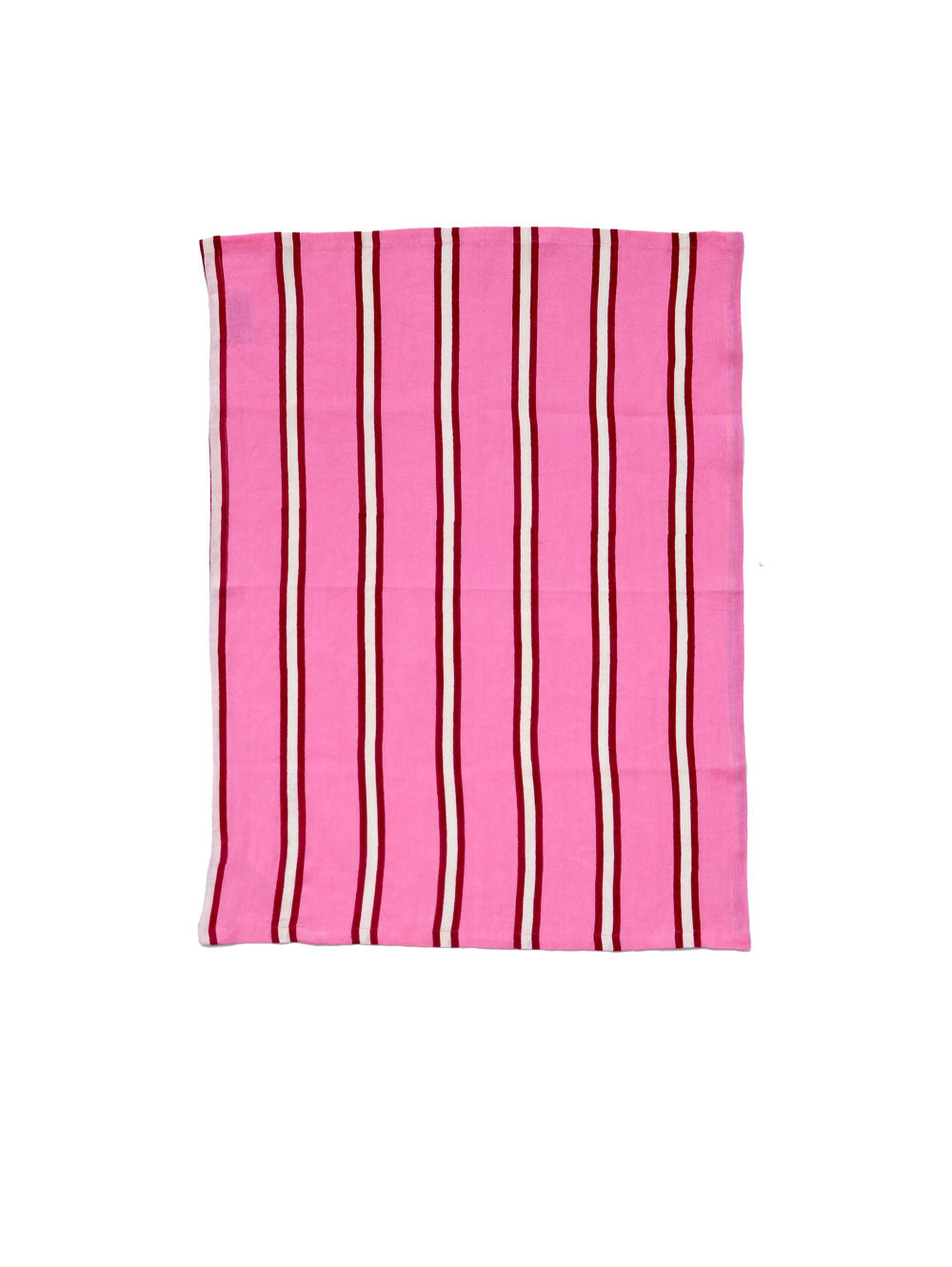 Mosey Me Raspberry Stripe Tea Towel