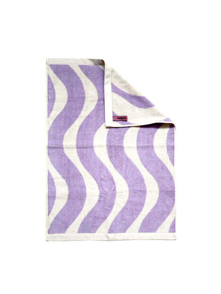 Mosey Me Cotton Lilac Wiggle Hand Towel